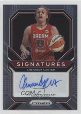2021 Panini Prizm WNBA Signatures Chennedy Carter #SG-CCT Auto