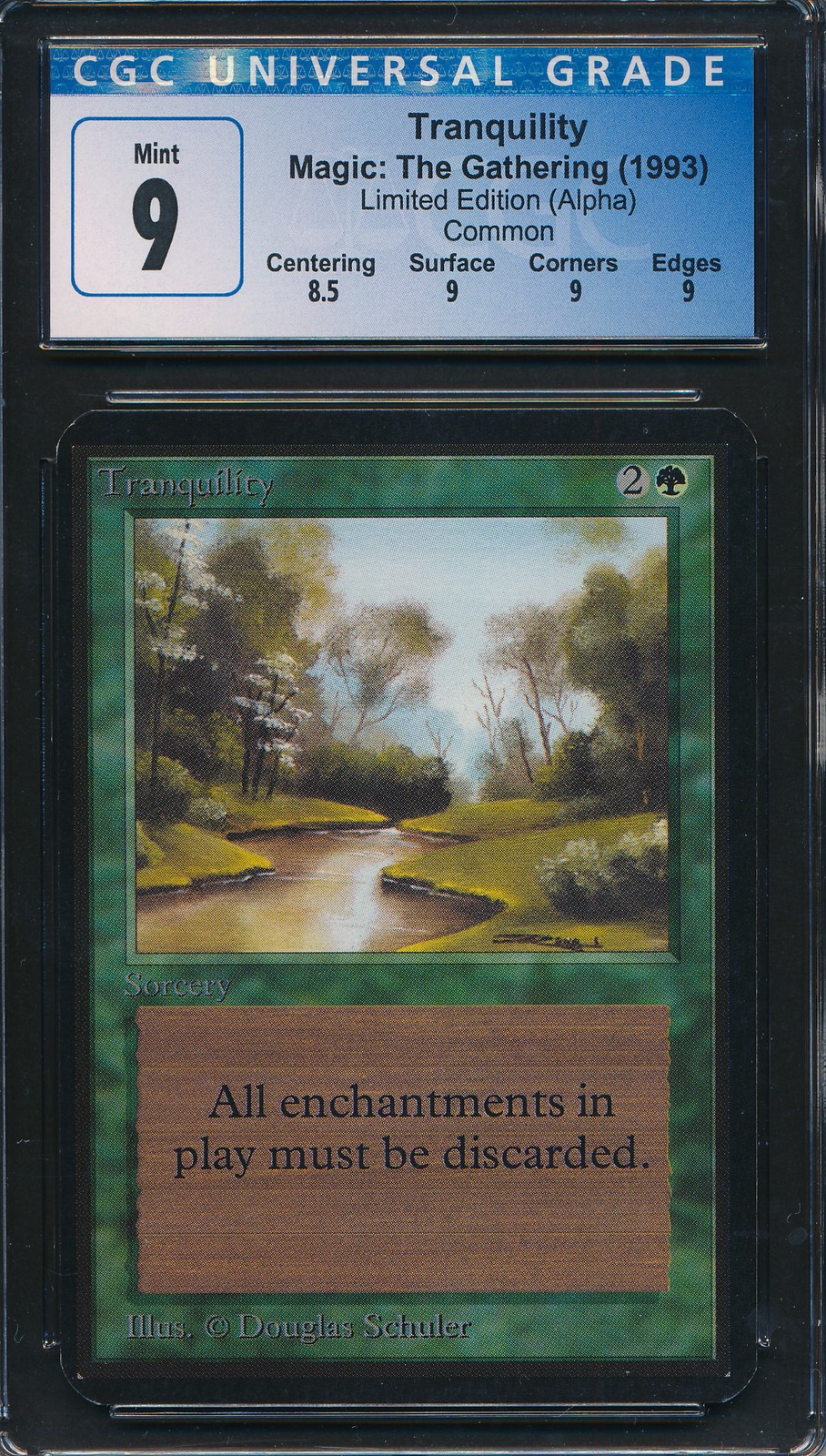Alpha Tranquility CGC 9 Graded Magic MTG (1396) -magicgraders-