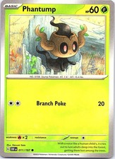 Phantump 011/197 Common Obsidian Flames Pokemon Near Mint