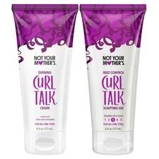 Curl Talk Frizz Control Sculpting Gel Defining Cream 2-Pack - 6 fl oz Eac...