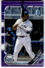 2019 Bowman Draft Moises Gomez Chrome Purple Refractor #/250 #BDC-143