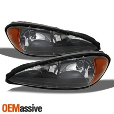 Fit 1999-2005 Pontiac Grand Am Black Headlights Replacement 2000 2001 2002 2003 Fit 1999-2005 Pontiac Grand Am Black Headlights Replacement 2000 2001 2002 2003