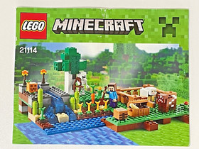 Retired &copy;2014 LEGO 21114 Minecraft The Farm 100% Complete + Extras + Box