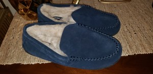 lands end mens moccasin slippers