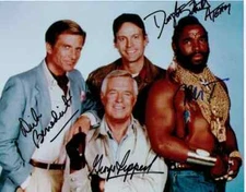 MR T THE A TEAM TV SHOW CAST SIGNED PHOTO AUTOGRAPH SIGNATURE 8X10 REPRINT
