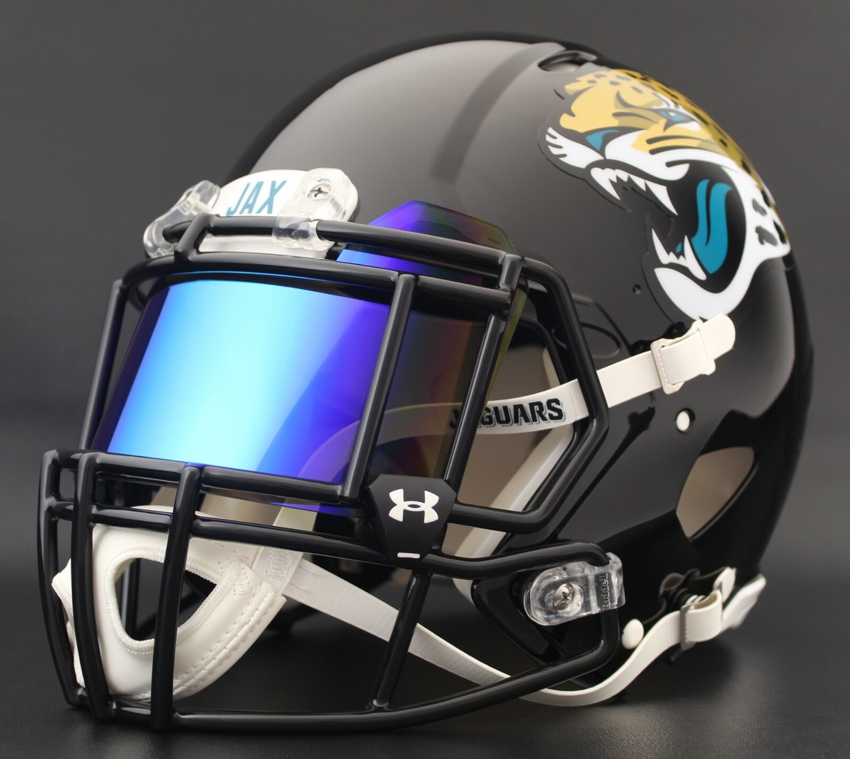 Riddell レボリューション用フェイスガード （廃盤/レア） JACKSONVILLE JAGUARS 1995-2012 THROWBACK Riddell SPEED Authentic