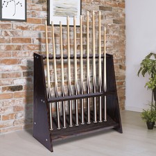 Billard Queue Halter Ständer 10 Queue Pool Snooker Kugeln Storage Organizer Rack