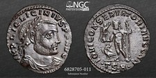 LICINIUS I. Certified NGC Ch XF. ANCIENT ROMAN COINS FOLLES. AD 308-324. A1163