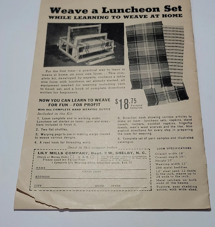 Workbasket Magazine April 1949 Needlework, Crochet, Tat, Paper Craft, Tips - Image 4 of 4