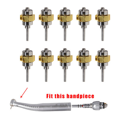 1-10 x Dental Cartridge Turbine Rotor /YB6 Fiber Optic LED High Speed Handpiece