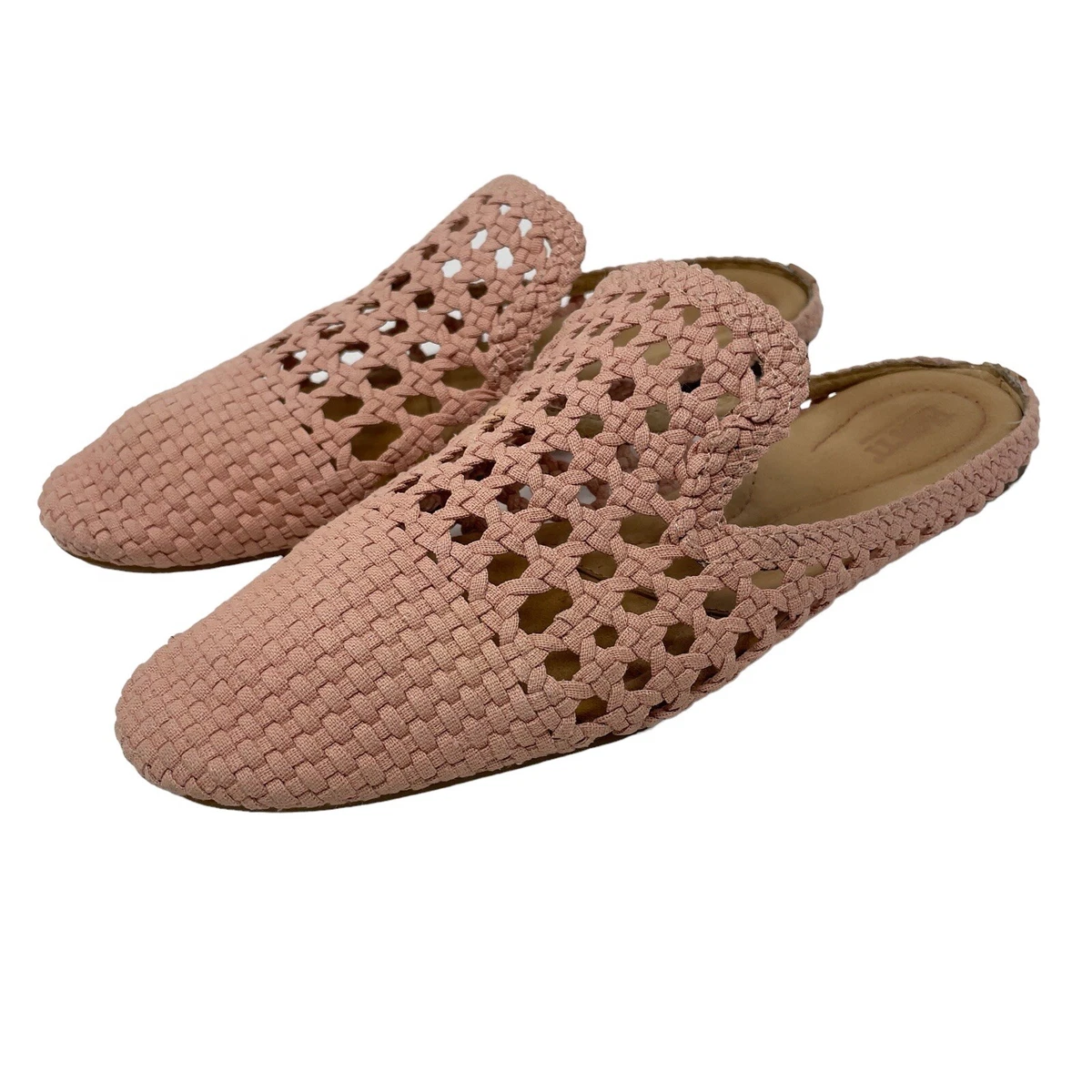 Born cameo shop woven mules