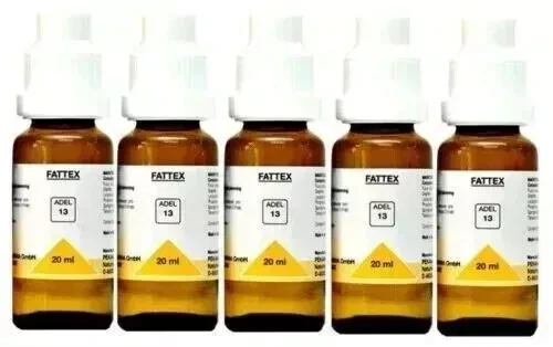 ADEL 13 Fattex Drops 20ml | Weight Reduction Remedy | Pack of 5 | Free Shipping