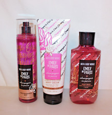 Bath Body Works Emily In Paris Champagne In Paris Body Wash, Body Cream Mist
