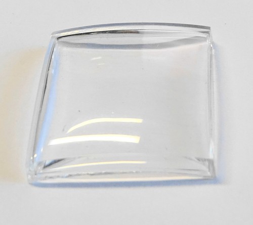 Verre De Montre Carré 27 Mm - Cintre 4 Côtés - Pour Réparation Montres - Neuf