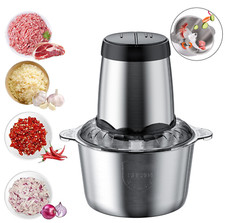 300W Electric Food Chopper Electric Stainless Steel Processor Meat Grinder Mixer