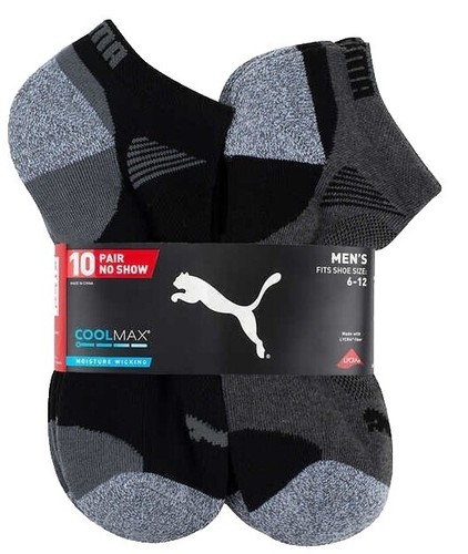 Gildan Platinum No Show Mens Socks (Whi) (GP711-6MGFEU) - LA Clothing