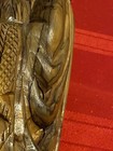 Hand Carved Wooden statue of Jesus holding sheep 10” — photo 10
