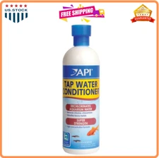 API TAP WATER CONDITIONER Aquarium Water Conditioner 16-Ounce Bottle White 52C
