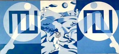 名作セット☆　Ziigaat Estrella Arcadia ALEX ARCADIA (b. 1976) Art Announcement Card 2001 - Super Gymnast