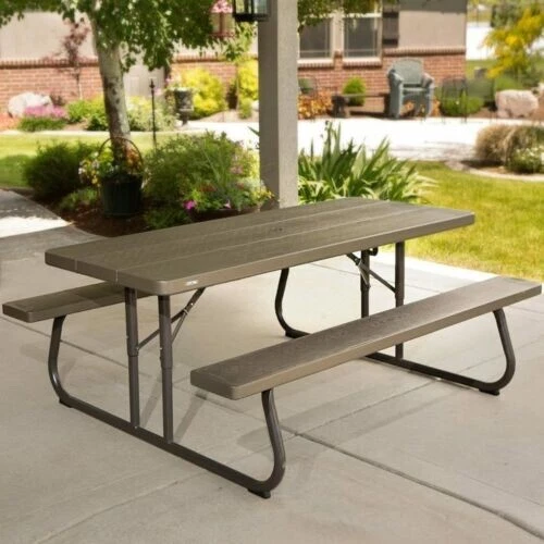 Lifetime 6ft classic folding on sale picnic table
