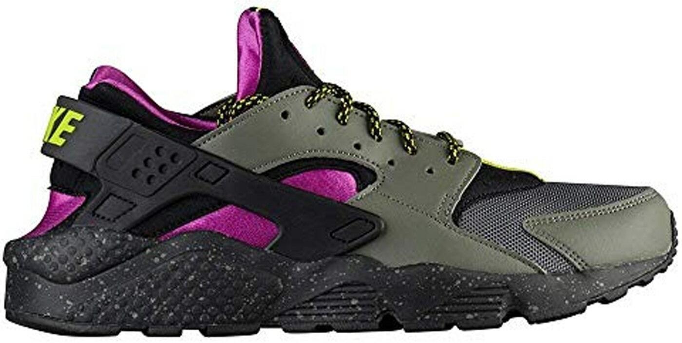 Nike Air Huarache Run River Rock Bright Cactus Men Sneakers- SZ Men 8- W 9.5 Size 8 - Nike Air Huarache Run SU River Rock Cactus for sale  main image 3