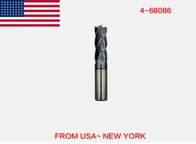 NEW 1/2'' 4 Flute VARIABLE HELIX Carbide End Mill 3'' Overall Length- TiALN USA