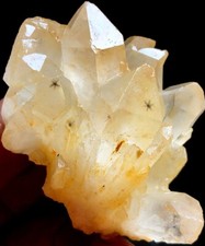 72g Natural Hollandite Star Quartz CRYSTAL Point&Trapiche Hair&babysbreath o538