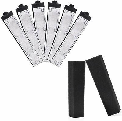 Hygger 6+2er Pack Ersatz Aquarium Kohlefilter Kartusche für HG-985 Filter