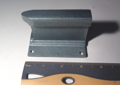 Nice NOS Handmade Small Jewelers or Modelers 1/4 scale Rail Track Bench Anvil 3''