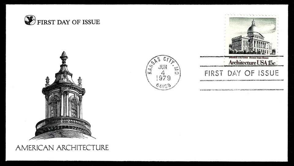 USA, SCOTT # 1779-1782, SET OF 4 READERS DIGEST FDC COVERS AMERICAN ARCHITECTURE - Image 4 of 4