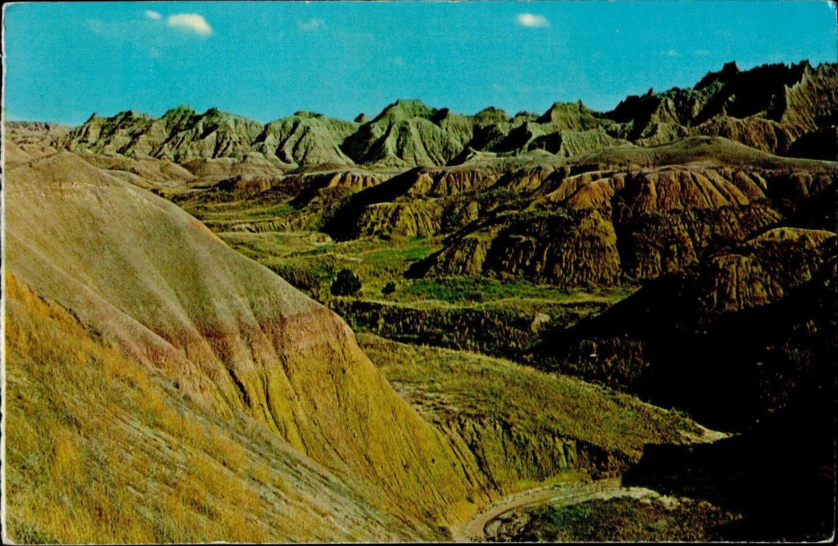 CE5473 badlands of south dakota usa | eBay
