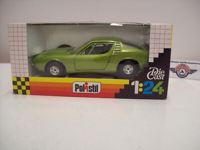 Alfa Romeo Montreal, 1970, Green Metallic, Polistil (Made in Italy) 1:25