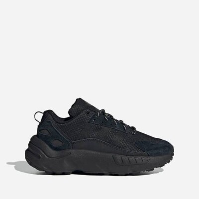 ◆038 Juniour adidas Originals ZX 22 Textile Trainer GW3659 Black Size