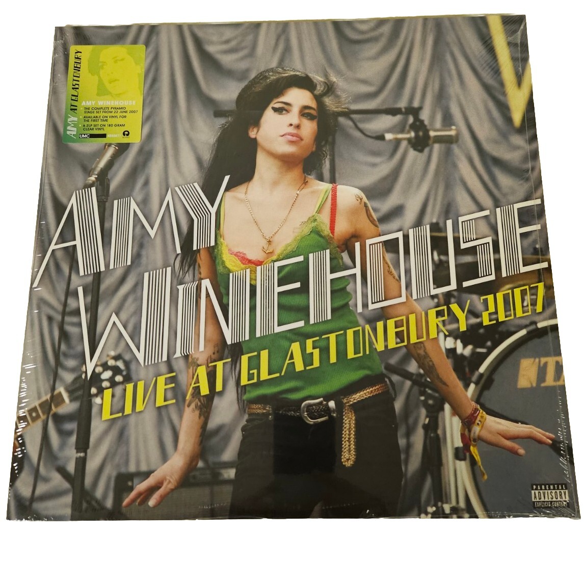 Amy Winehouse Live at Glastonbury 2007 Vinyl 2LP Limited Clear