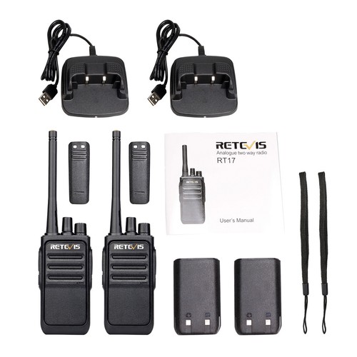 10*Retevis RT17 Walkie Talkie FRS 2W 16Ch CTCSS/DCS TOT VOX Scan Two Way Radios - Picture 3 of 12