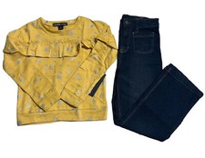Limited Too 2 Piece Set For Girls /Size 6/Casual Long Sleeve Shirt  Pant