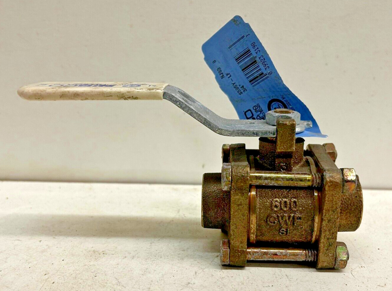 Nibco Lead Free HydraPure Brass Ball Valve 3/4" Sweat S595Y-LF 600 CWP