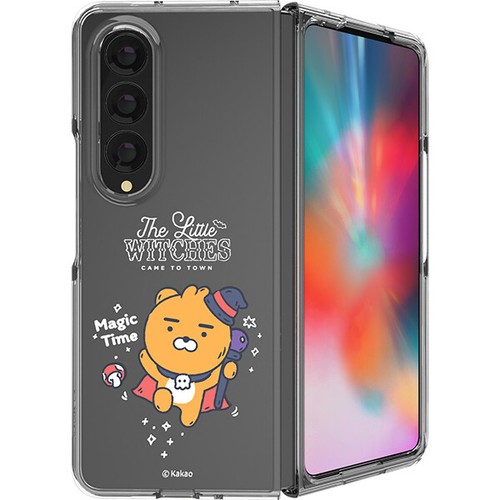 Kakao Friends Little Witches Clear Slim Case for Galaxy Z Fold4 Z Fold3 - Picture 20 of 24