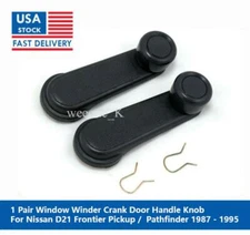 Window Crank Handle Gray For Nissan D21 Frontier Pickup / Pathfinder 1987 - 1995