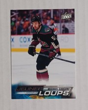 Michael Carcone FRENCH Young Guns Rookie 2022-23 Upper Deck Hockey Card RC #491