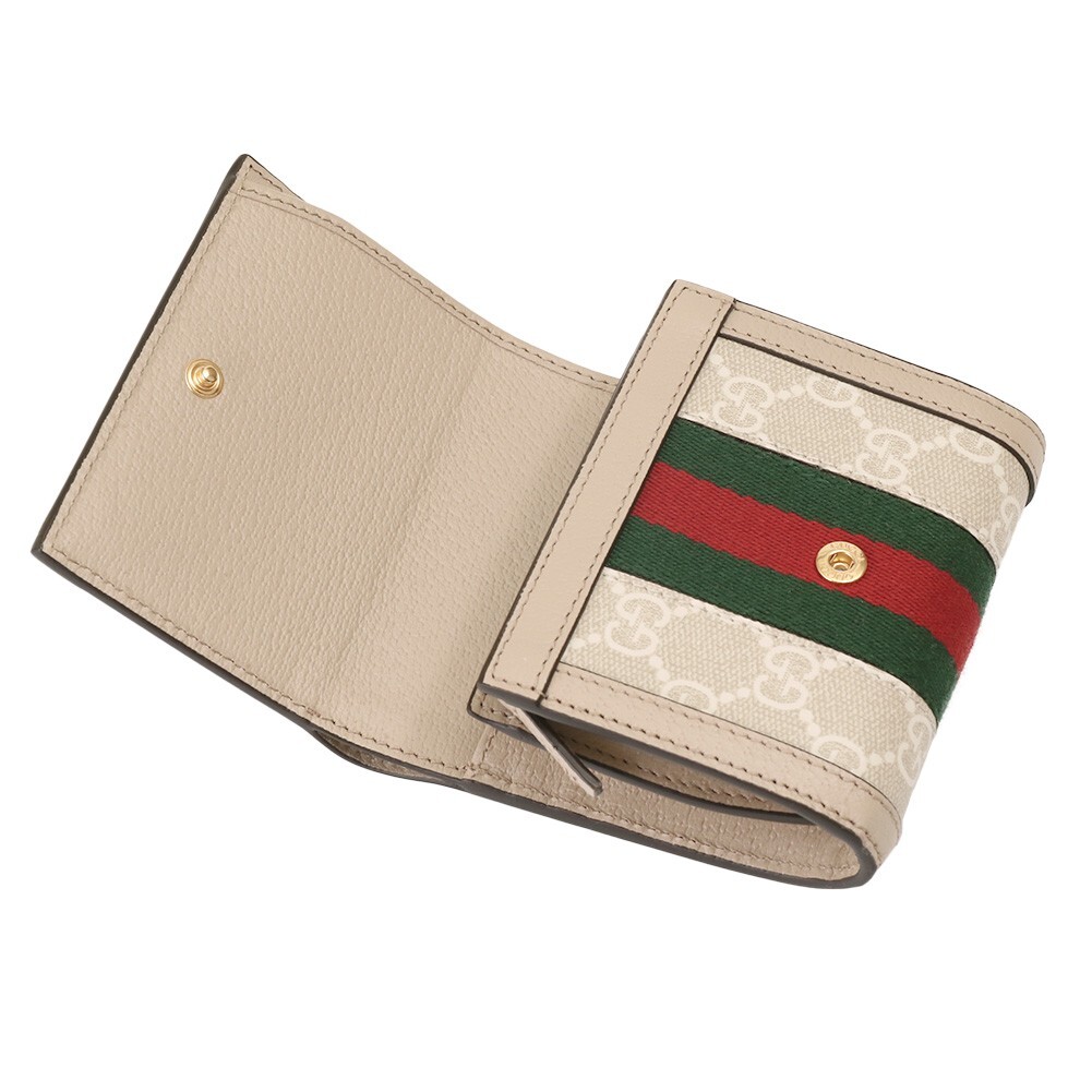 GUCCI Wallet Women Ophidia Mini wallet GG Supreme Canvas