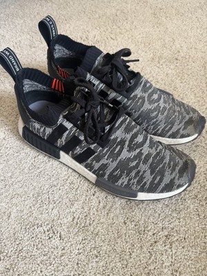 Size 13 - Adidas NMD_R2 Primeknit Core Black