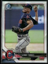 2018 Bowman Draft #BDC-8 Lenny Torres Chrome Refractors