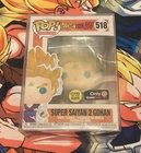 NEW BOX HAS WEAR: Funko Pop Dragon Ball Z Super Saiyan 2 Gohan 518 GITD Glow