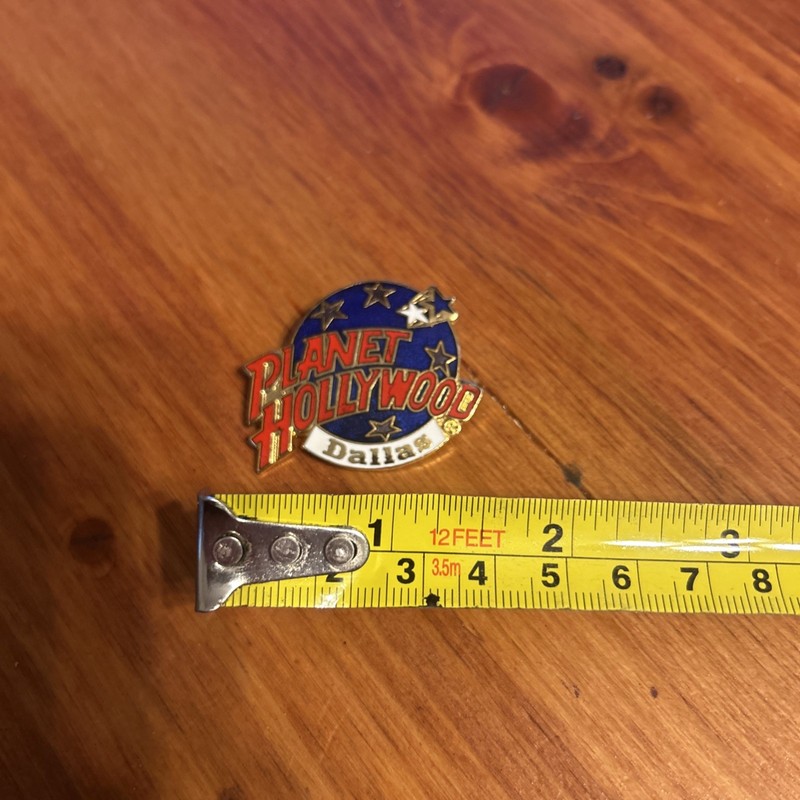 Planet Hollywood Classic Logo Pin Dallas location Vintage Pin