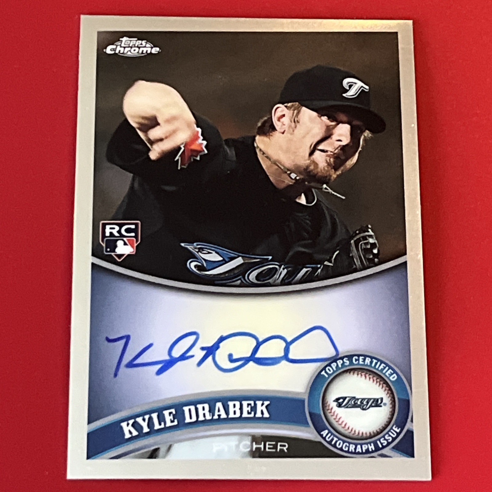 2011 Topps Chrome Baeball - Kyle Drabek #215 Rookie Autographs 