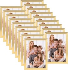 5x7-inch Gold-Plated Picture Frames Wholesale, Wall Frames