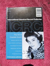 ICRC Graziella Sciutti 1997 8 INTERNATIONAL CLASSICAL RECORD COLLECTOR Magazine