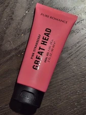 Pure Romance Great Head - Pink Strawberry NEW!!