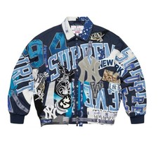 SUPREME JEFF HAMILTON NEW YORK YANKEES VARSITY JACKET Size L #189/226 Brand New